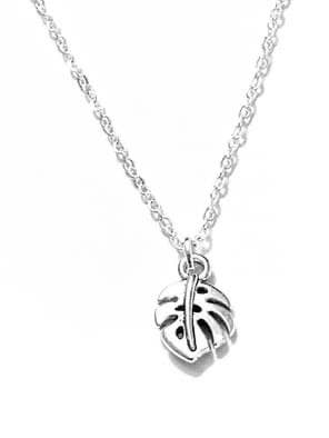 Broken Record Boutique - Silver Boho Pendant Necklace on 18" Chain