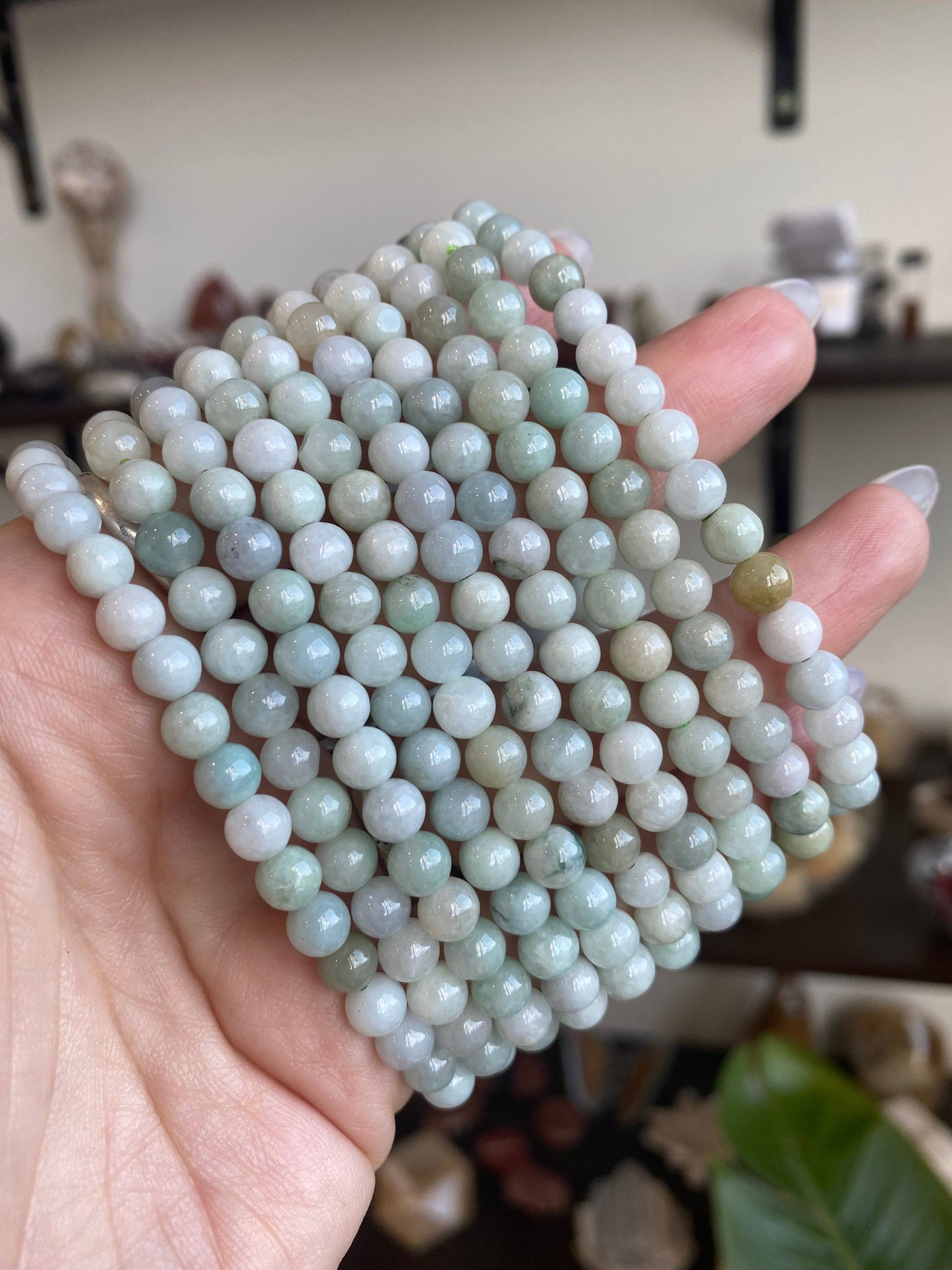Burma Jade Beaded Bracele