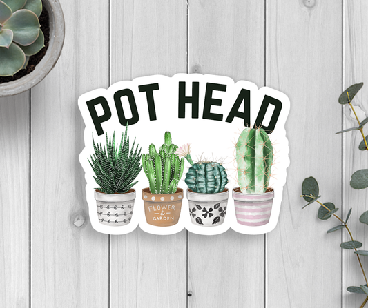 Expression Design Co - Pot Head Vinyl Sticker