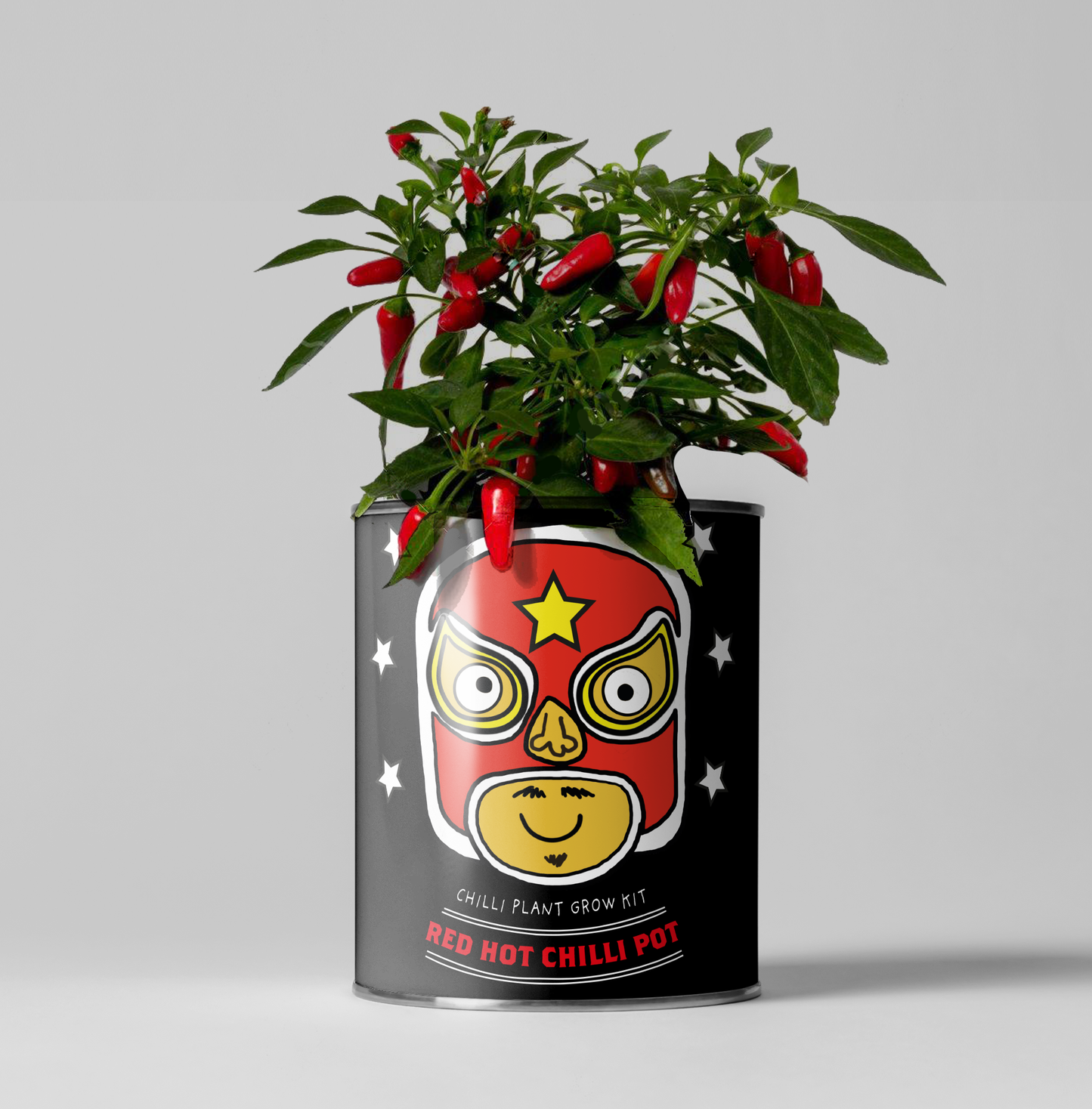 The Plant Gift Co. - Red Hot Chilli Pot. Eco Grow Your Own Plant Kit