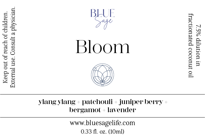 Blue Sage - Bloom Roller Blend