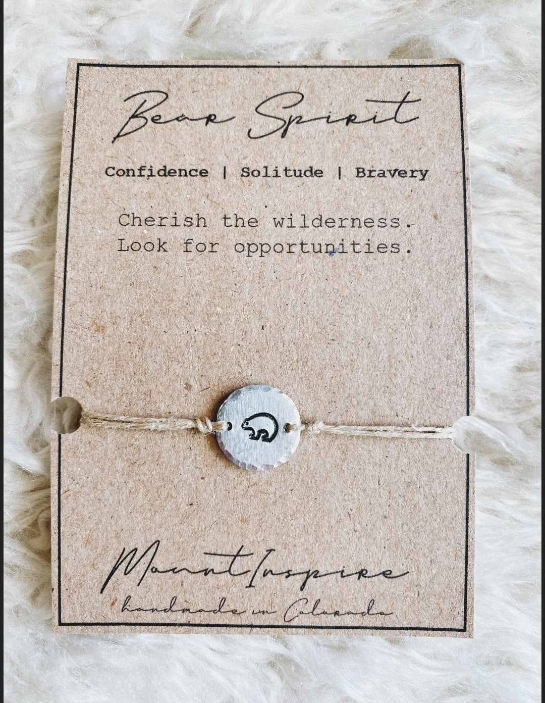 MountInspire Ltd. - Bear Spirit Animal Inspiration Wish Bracelet