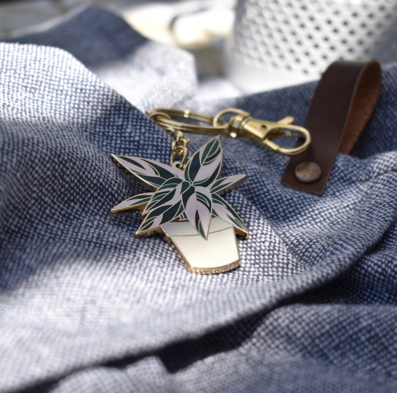 Plant Scouts - The Stromanthe Triostar Keychain