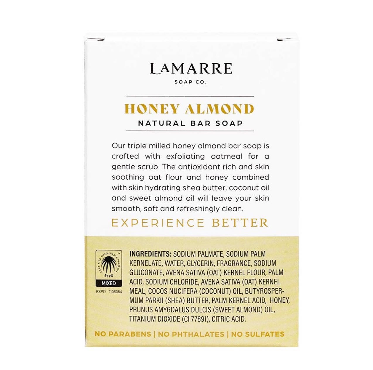 Lamarre Soap Co. - Honey Almond Natural Bar Soap